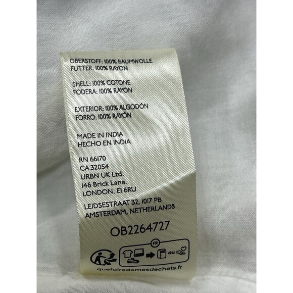 Anthropologie Midi Dress Yellow Floral Smock Peplum Preppy Boho Vacay Large NWT - Picture 11 of 12